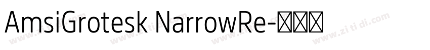 AmsiGrotesk NarrowRe字体转换 AmsiGrotesk NarrowRe字体转换